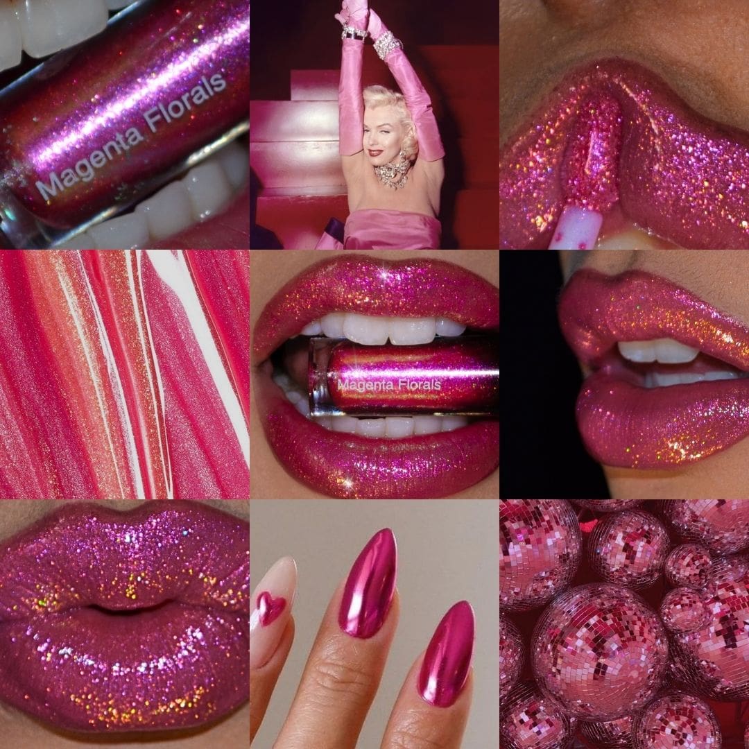 Lipgloss - Magenta Florals - Image 3